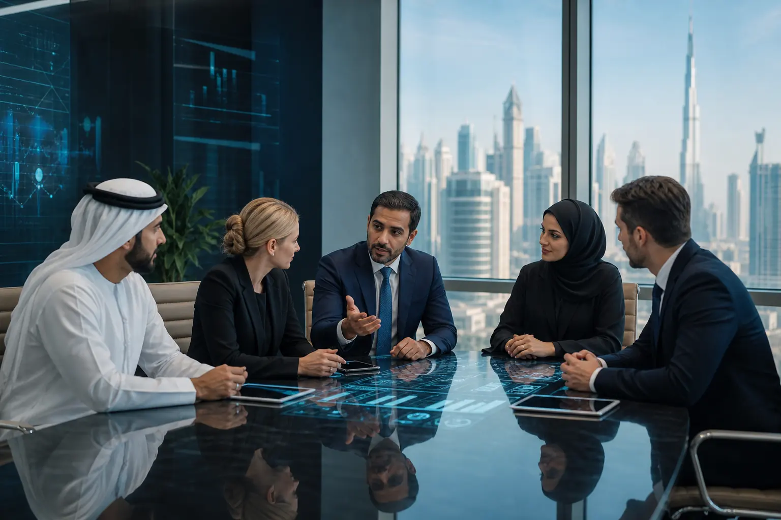 فريق تاسيتي يناقش استراتيجية رقمية